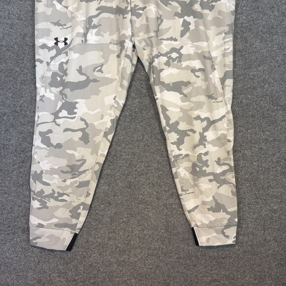 Under Armour Pants Mens XXL Gray Jogger Sweatpants Camouflage Performance - Picture 2 of 10